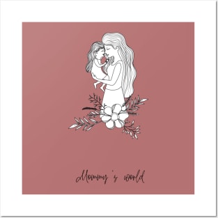 baby and mommy collection Posters and Art